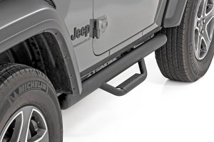 Jeep Wrangler Nerf Steps - Full Length - Rough Country - '18-'25